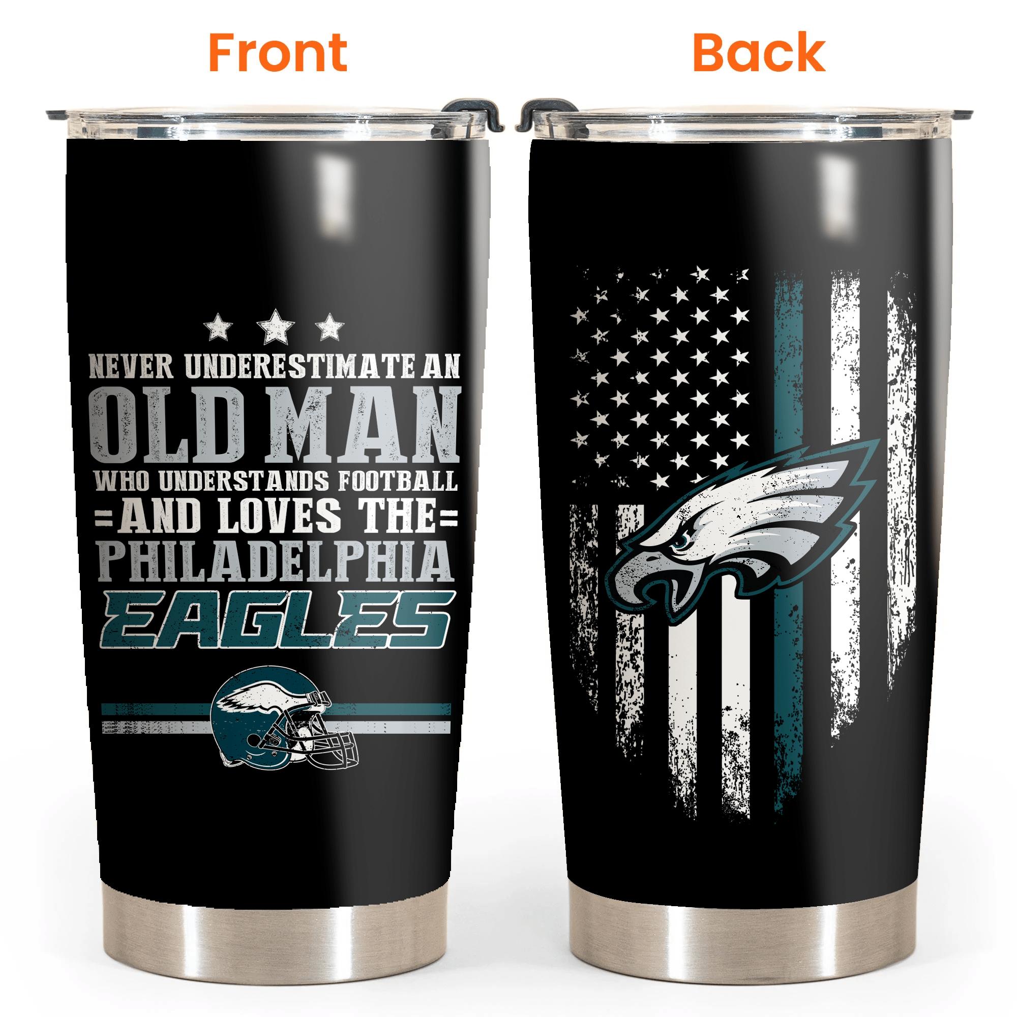 Never Underestimate An Old Man Who Loves The Philadelphia Football Tumblerwdwq eqw easdasd Never Underestimate An Old Man Who Loves The Philadelphia Football Tumblerewq wqe wqeaadk.