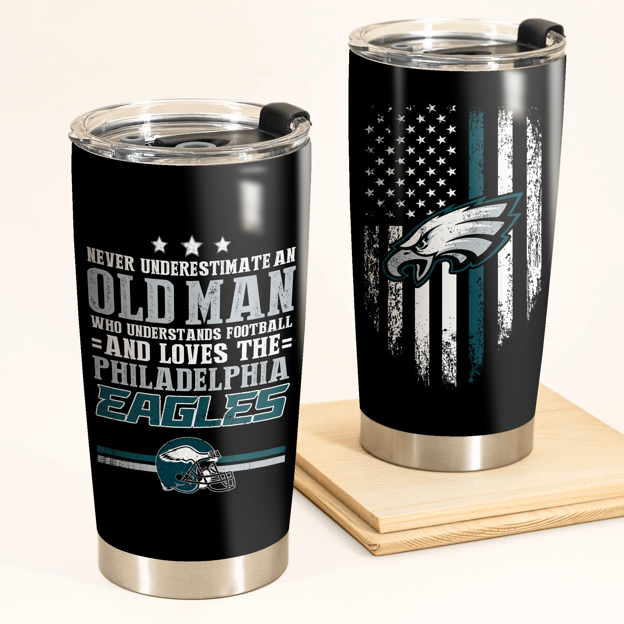 Never Underestimate An Old Man Who Loves The Philadelphia Football Tumblerwdwq eqw easdasd Never Underestimate An Old Man Who Loves The Philadelphia Football Tumblerewq wqe wqeaadk.