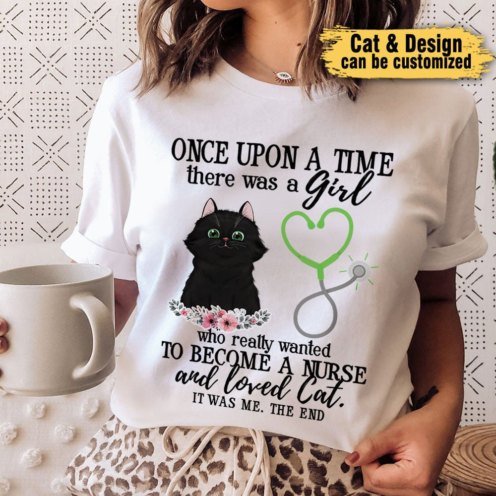 Once Upon A Time There Was A Girl Who Really Wanted To Become A Nurse And Loved Cats - Personalized Shirtwdwq eqw easdasd Once Upon A Time There Was A Girl Who Really Wanted To Become A Nurse And Loved Cats - Personalized Shirtewq wqe wqeaadk.