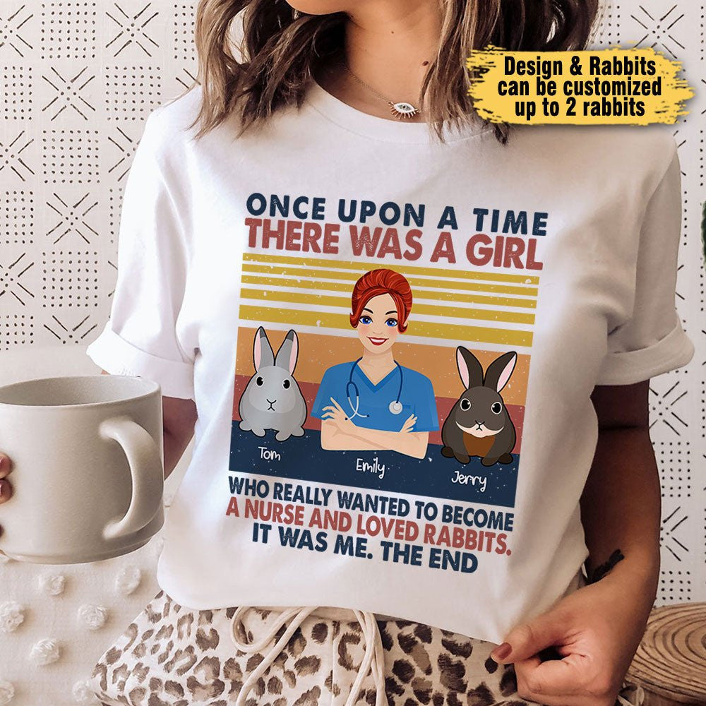 Once Upon A Time There Was A Girl Who Really Wanted To Become A Nurse And Loved Rabbits - Personalized Nurse Shirtwdwq eqw easdasd Once Upon A Time There Was A Girl Who Really Wanted To Become A Nurse And Loved Rabbits - Personalized Nurse Shirtewq wqe wqeaadk.
