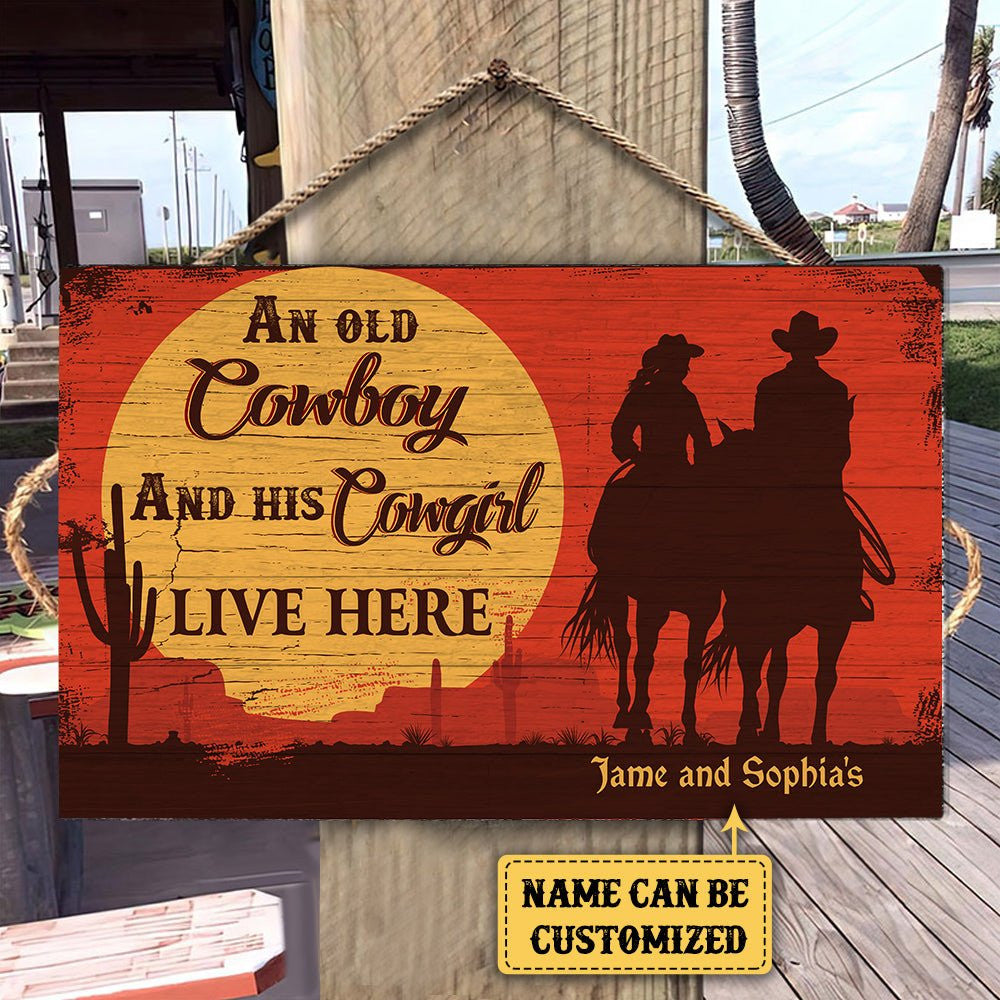 Personalized A Cowboy And His Cowgirl Live Here Pallet Wood Rectangle Signwdwq eqw easdasd Personalized A Cowboy And His Cowgirl Live Here Pallet Wood Rectangle Signewq wqe wqeaadk.