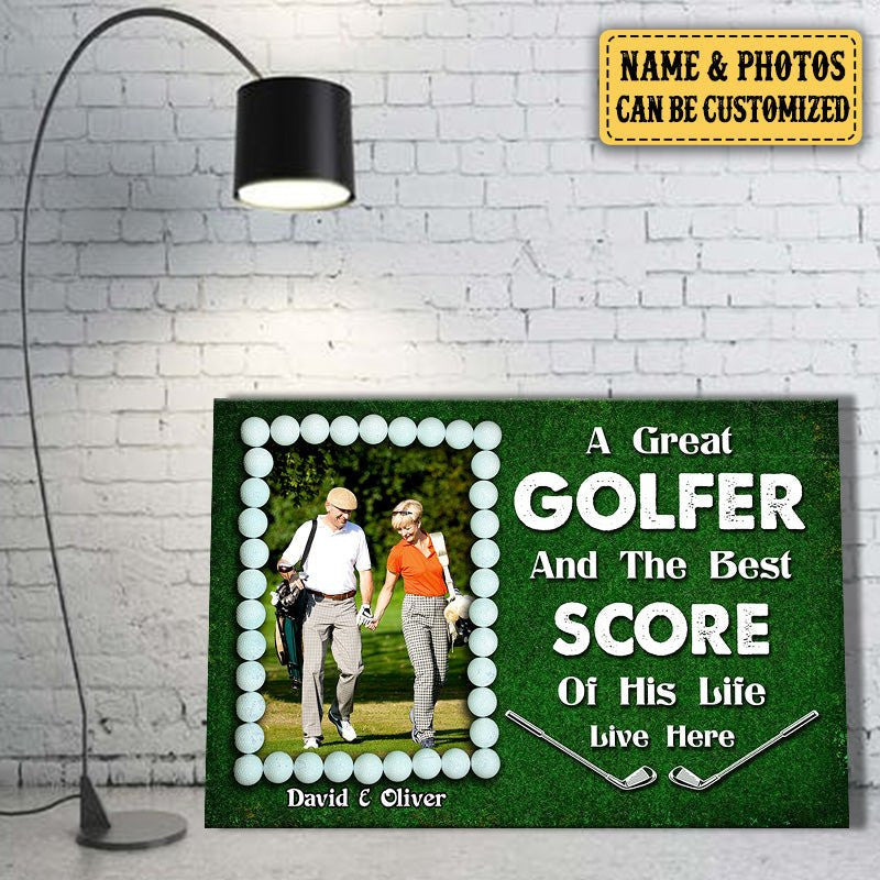Personalized A Great Golfer And The Best Score Of His Life Live Here Canvaswdwq eqw easdasd Personalized A Great Golfer And The Best Score Of His Life Live Here Canvasewq wqe wqeaadk.