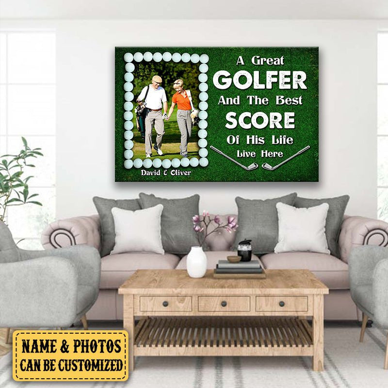Personalized A Great Golfer And The Best Score Of His Life Live Here Canvaswdwq eqw easdasd Personalized A Great Golfer And The Best Score Of His Life Live Here Canvasewq wqe wqeaadk.