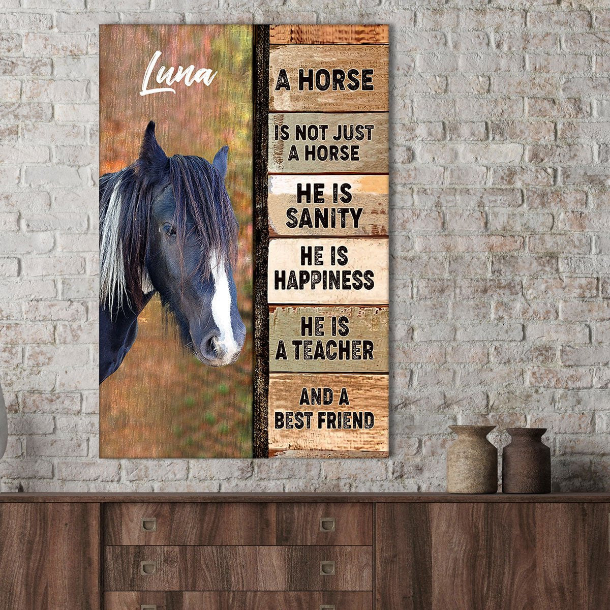 Personalized A Horse Not Just A Horse Poster & Canvaswdwq eqw easdasd Personalized A Horse Not Just A Horse Poster & Canvasewq wqe wqeaadk.