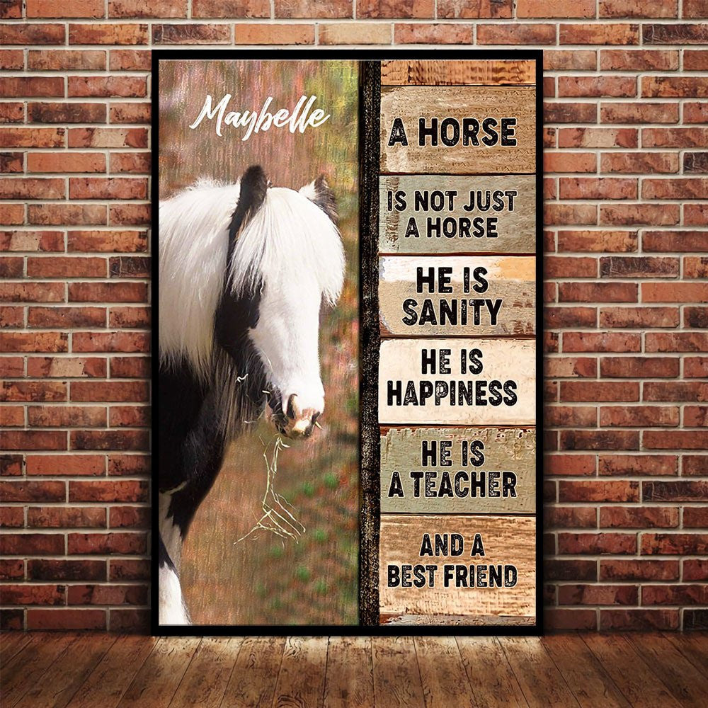 Personalized A Horse Not Just A Horse Poster & Canvaswdwq eqw easdasd Personalized A Horse Not Just A Horse Poster & Canvasewq wqe wqeaadk.