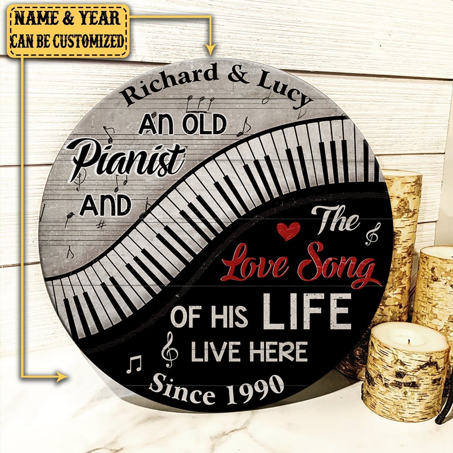 Personalized An Old Pianist And The Love Song Of His Life Live Here Piano Pallet Wood Circle Signwdwq eqw easdasd Personalized An Old Pianist And The Love Song Of His Life Live Here Piano Pallet Wood Circle Signewq wqe wqeaadk.