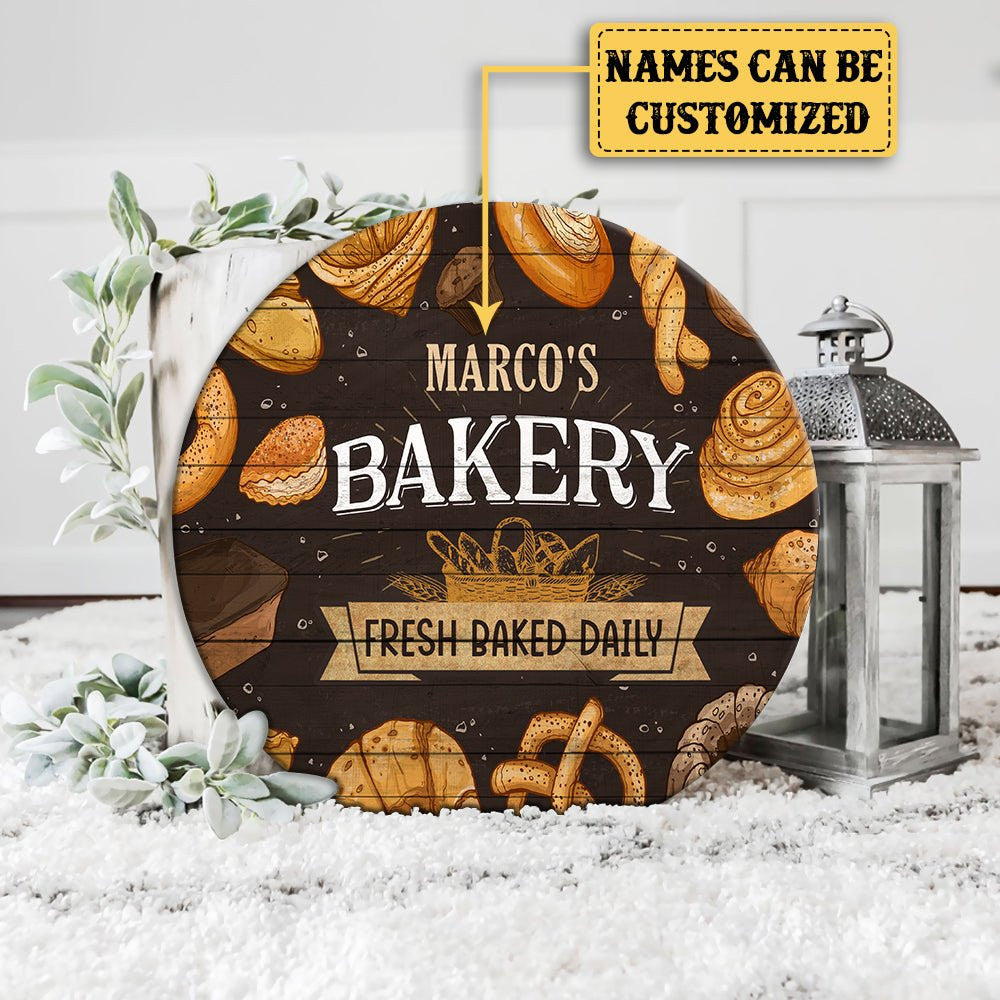 Personalized Bakery Pallet Wood Circle Signwdwq eqw easdasd Personalized Bakery Pallet Wood Circle Signewq wqe wqeaadk.