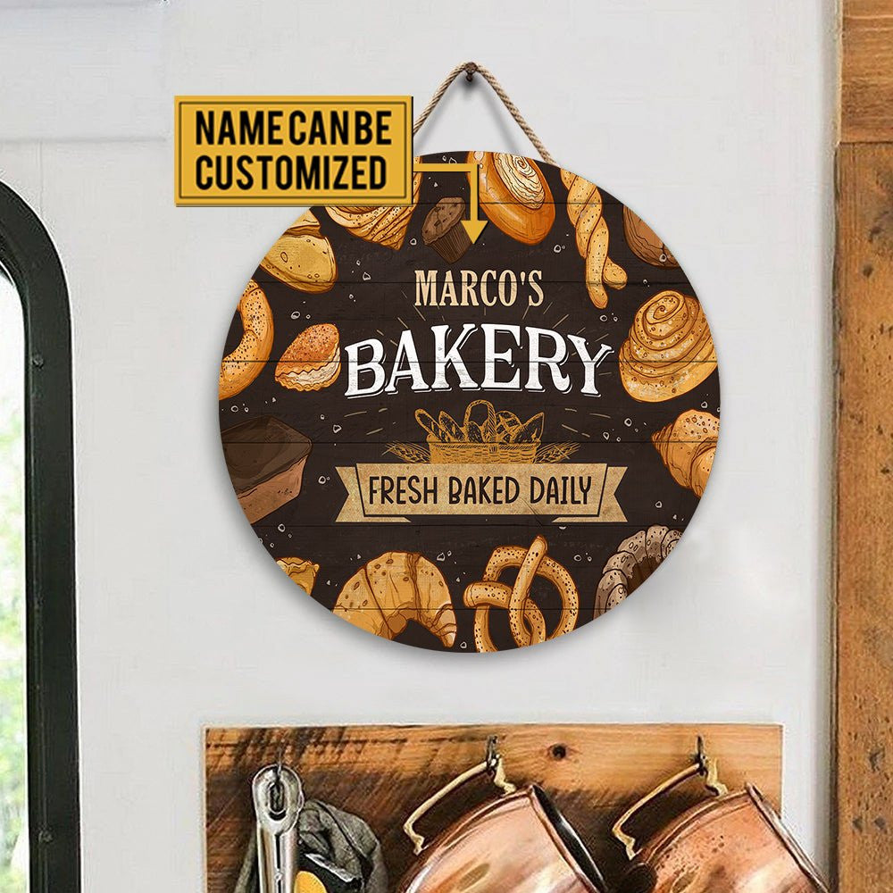 Personalized Bakery Pallet Wood Circle Signwdwq eqw easdasd Personalized Bakery Pallet Wood Circle Signewq wqe wqeaadk.