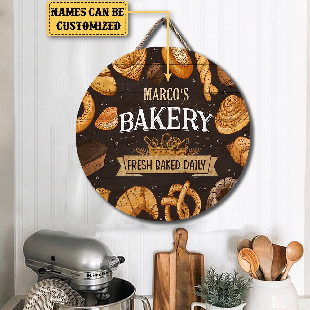 Personalized Bakery Pallet Wood Circle Signwdwq eqw easdasd Personalized Bakery Pallet Wood Circle Signewq wqe wqeaadk.