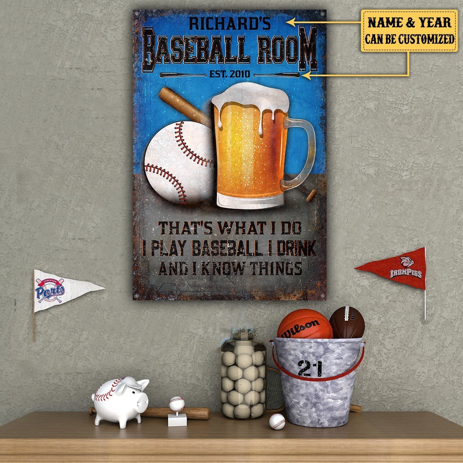 Personalized Baseball Room That's What I Do I Play Baseball I Drink And I Know Things Metal Signwdwq eqw easdasd Personalized Baseball Room That's What I Do I Play Baseball I Drink And I Know Things Metal Signewq wqe wqeaadk.