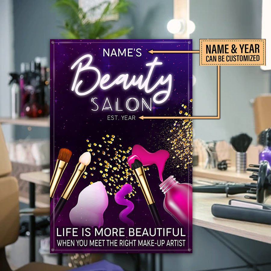Personalized Beauty Salon Metal Signwdwq eqw easdasd Personalized Beauty Salon Metal Signewq wqe wqeaadk.