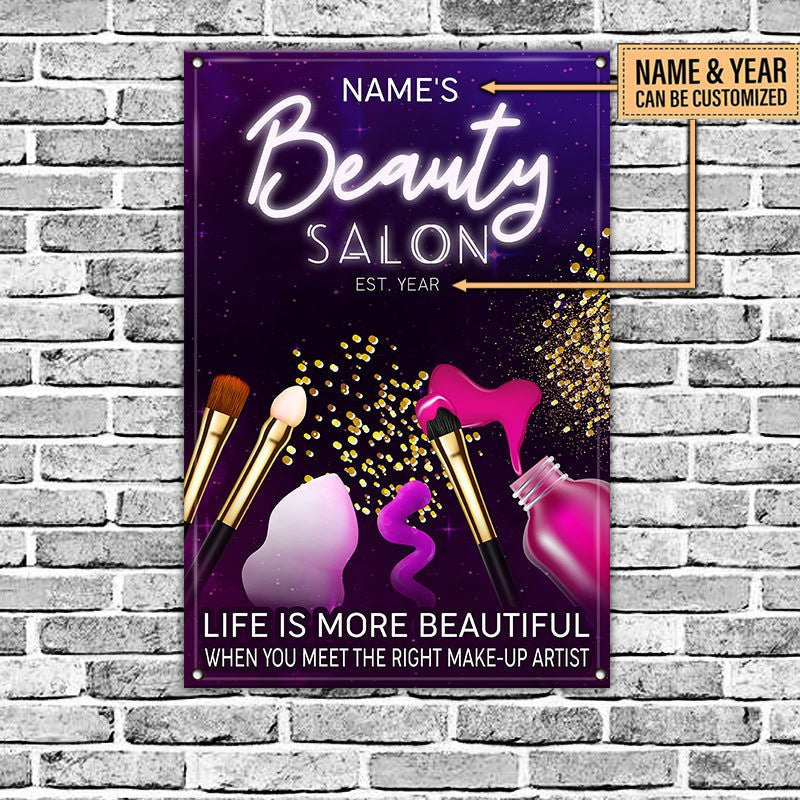 Personalized Beauty Salon Metal Signwdwq eqw easdasd Personalized Beauty Salon Metal Signewq wqe wqeaadk.