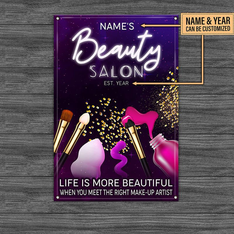 Personalized Beauty Salon Metal Signwdwq eqw easdasd Personalized Beauty Salon Metal Signewq wqe wqeaadk.