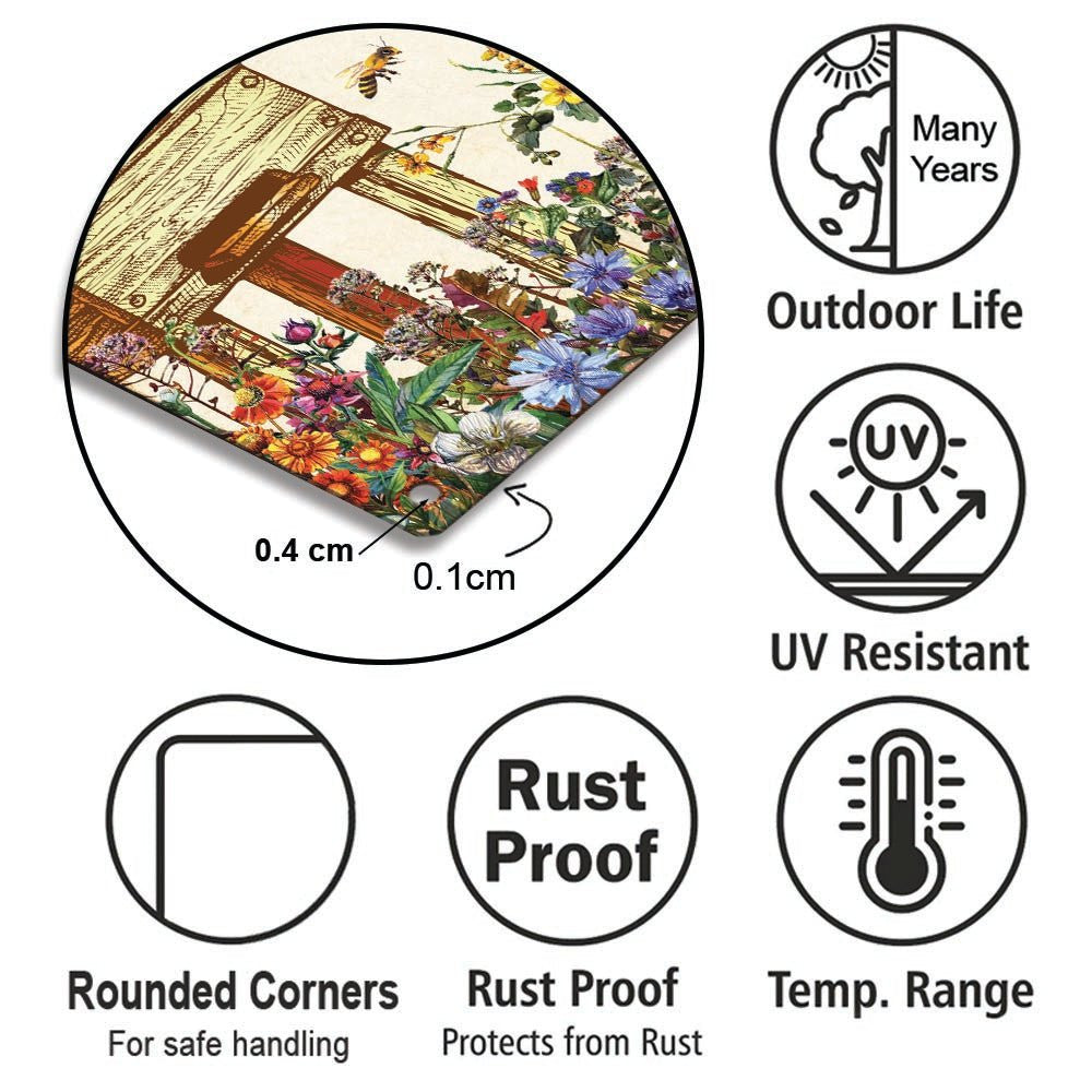 Personalized Bee Garden What A Wonderful World Classic Metal Signwdwq eqw easdasd Personalized Bee Garden What A Wonderful World Classic Metal Signewq wqe wqeaadk.