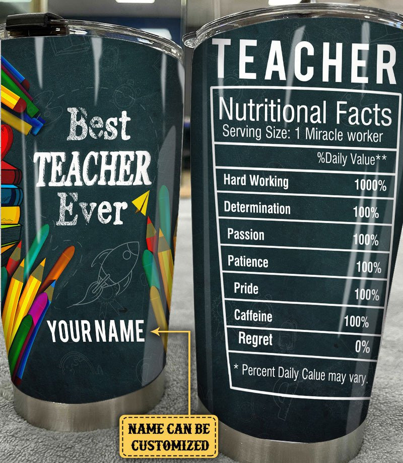 Personalized Best Teacher Ever Nutritional Facts Tumblerwdwq eqw easdasd Personalized Best Teacher Ever Nutritional Facts Tumblerewq wqe wqeaadk.