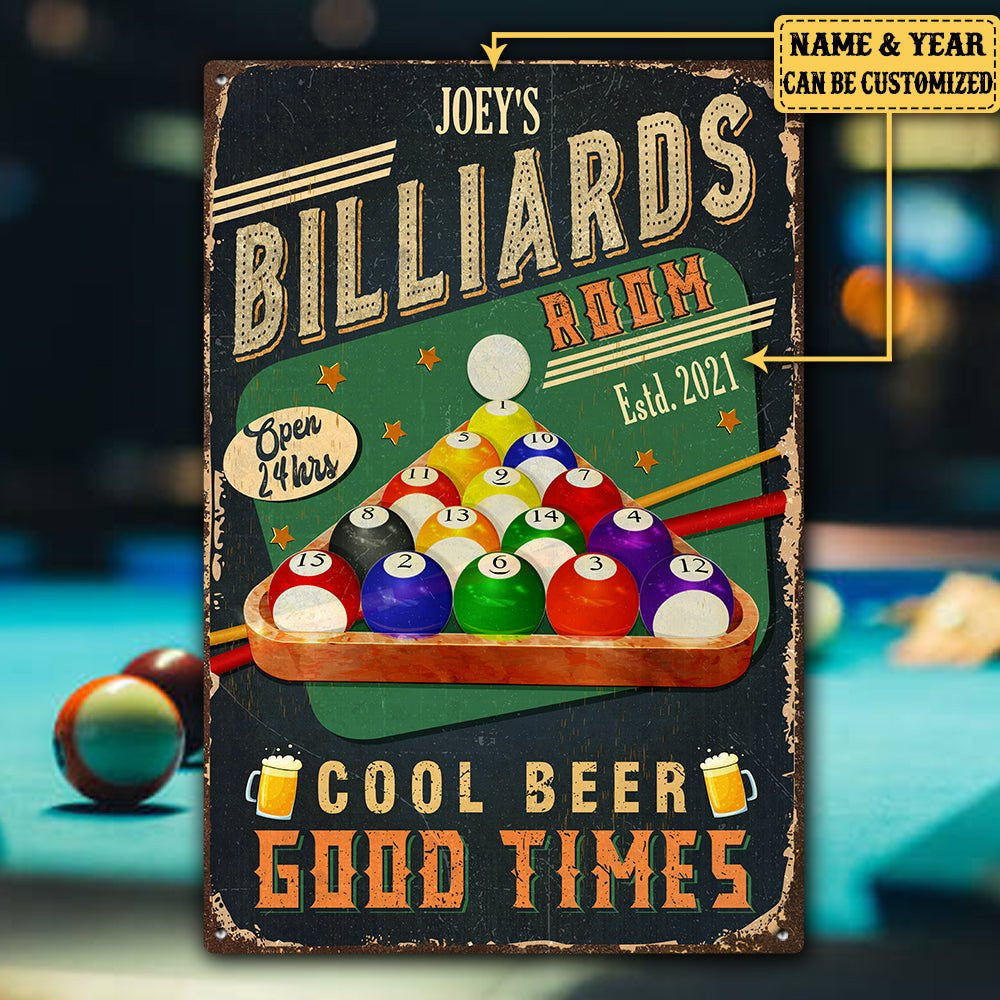 Personalized Billiards Room Cool Beer Good Time Metal Signwdwq eqw easdasd Personalized Billiards Room Cool Beer Good Time Metal Signewq wqe wqeaadk.