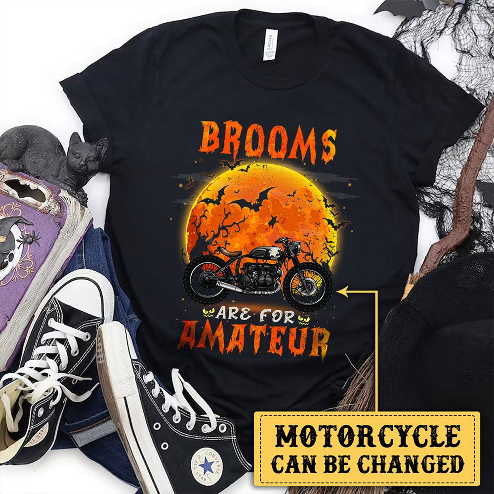 Personalized Brooms Are For Amateur Motorcycle Halloween Shirtwdwq eqw easdasd Personalized Brooms Are For Amateur Motorcycle Halloween Shirtewq wqe wqeaadk.