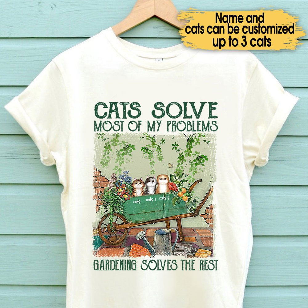 Personalized Cats Solve Most Of My Problems Gardening Solves The Rest Shirtwdwq eqw easdasd Personalized Cats Solve Most Of My Problems Gardening Solves The Rest Shirtewq wqe wqeaadk.