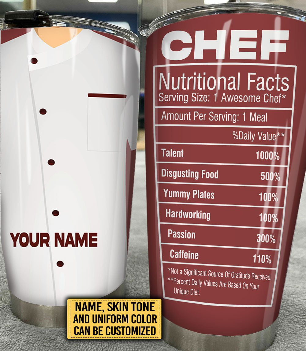 Personalized Chef Nutritional Facts Tumblerwdwq eqw easdasd Personalized Chef Nutritional Facts Tumblerewq wqe wqeaadk.
