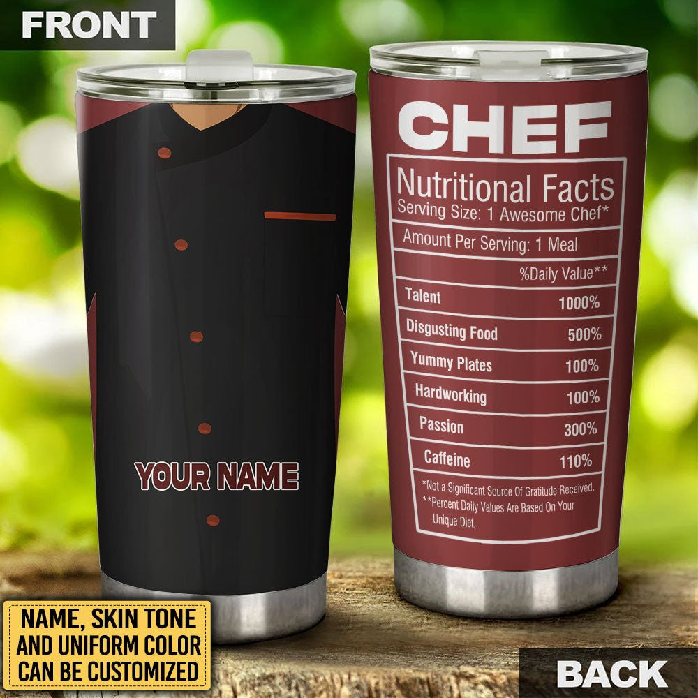 Personalized Chef Nutritional Facts Tumblerwdwq eqw easdasd Personalized Chef Nutritional Facts Tumblerewq wqe wqeaadk.