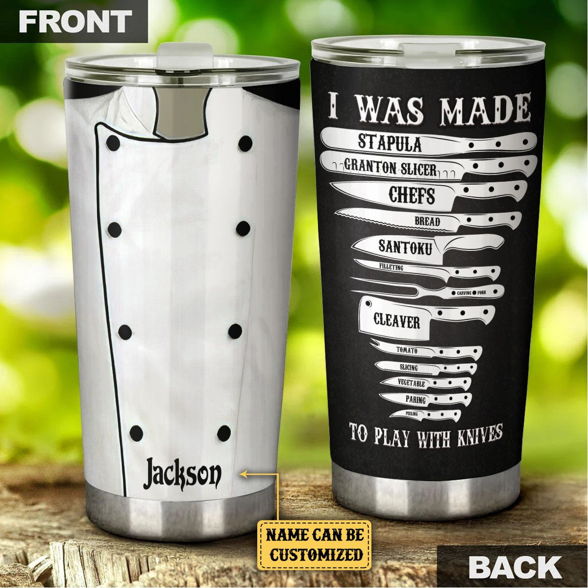 Personalized Cooking I Was Made To Play With Knives Chef Tumblerwdwq eqw easdasd Personalized Cooking I Was Made To Play With Knives Chef Tumblerewq wqe wqeaadk.