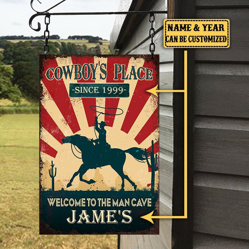 Personalized Cowboy Place Welcome To The Man Cave Metal Signwdwq eqw easdasd Personalized Cowboy Place Welcome To The Man Cave Metal Signewq wqe wqeaadk.