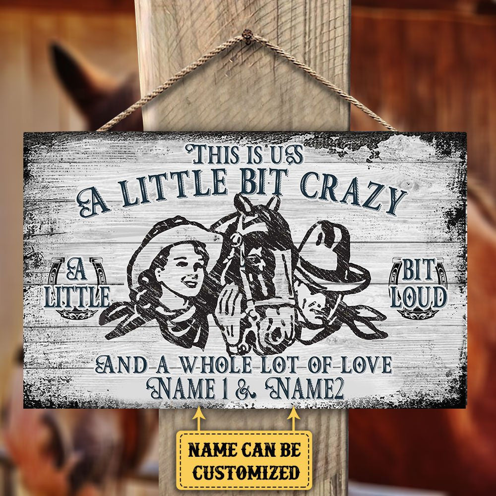 Personalized Cowboy This Is Us Pallet Wood Rectangle Sign.