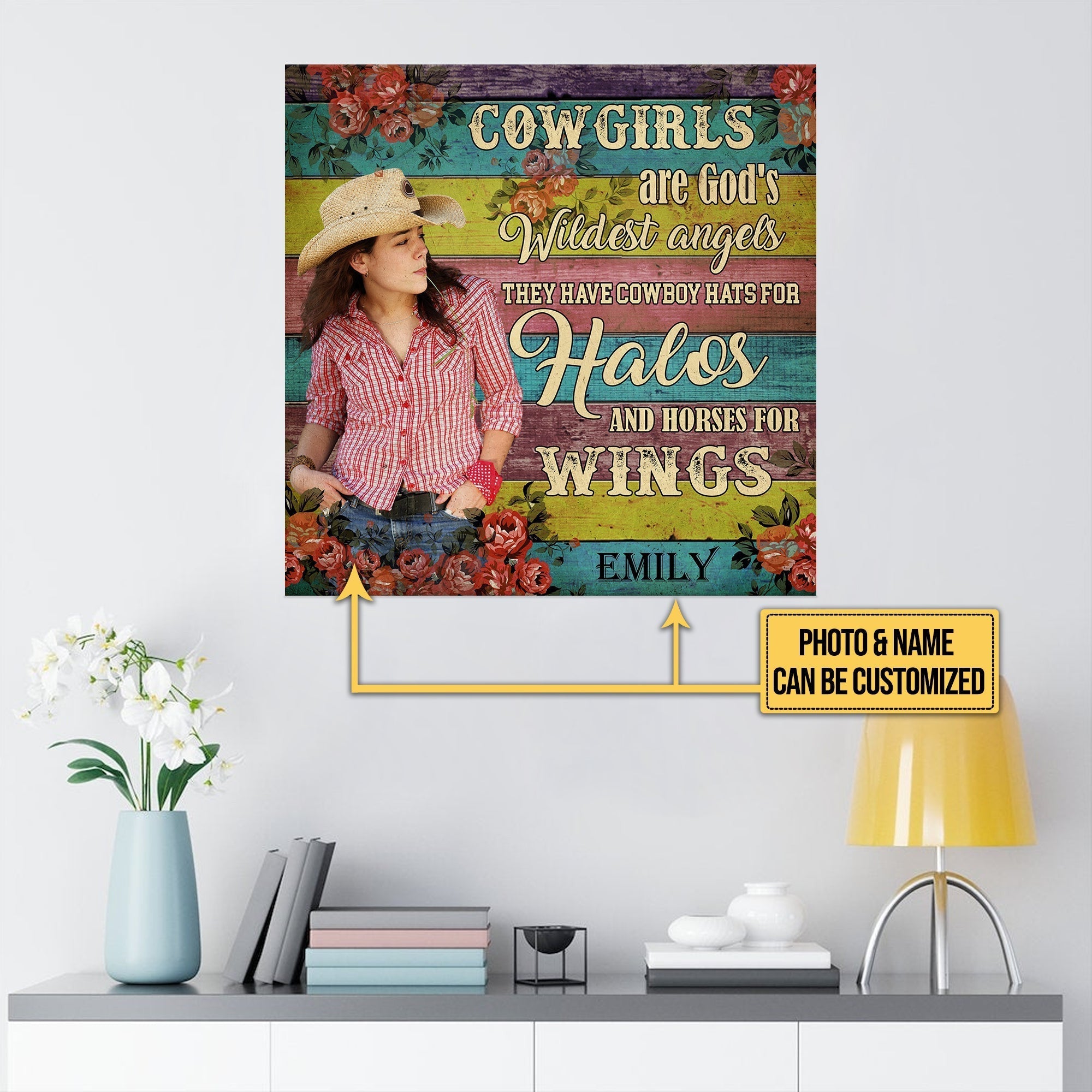 Personalized Cowgirl Are God's Wildest Angels Canvaswdwq eqw easdasd Personalized Cowgirl Are God's Wildest Angels Canvasewq wqe wqeaadk.