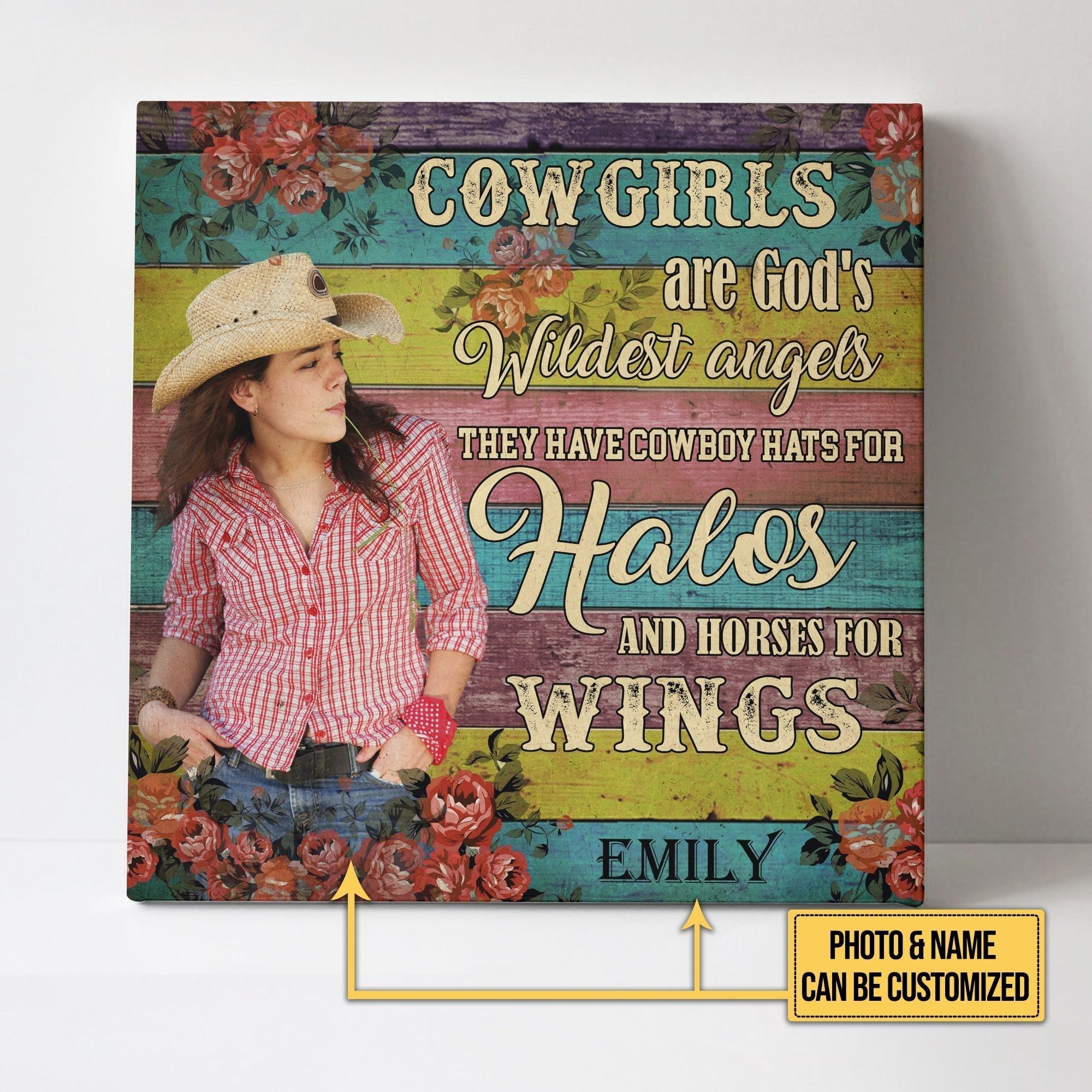 Personalized Cowgirl Are God's Wildest Angels Canvaswdwq eqw easdasd Personalized Cowgirl Are God's Wildest Angels Canvasewq wqe wqeaadk.