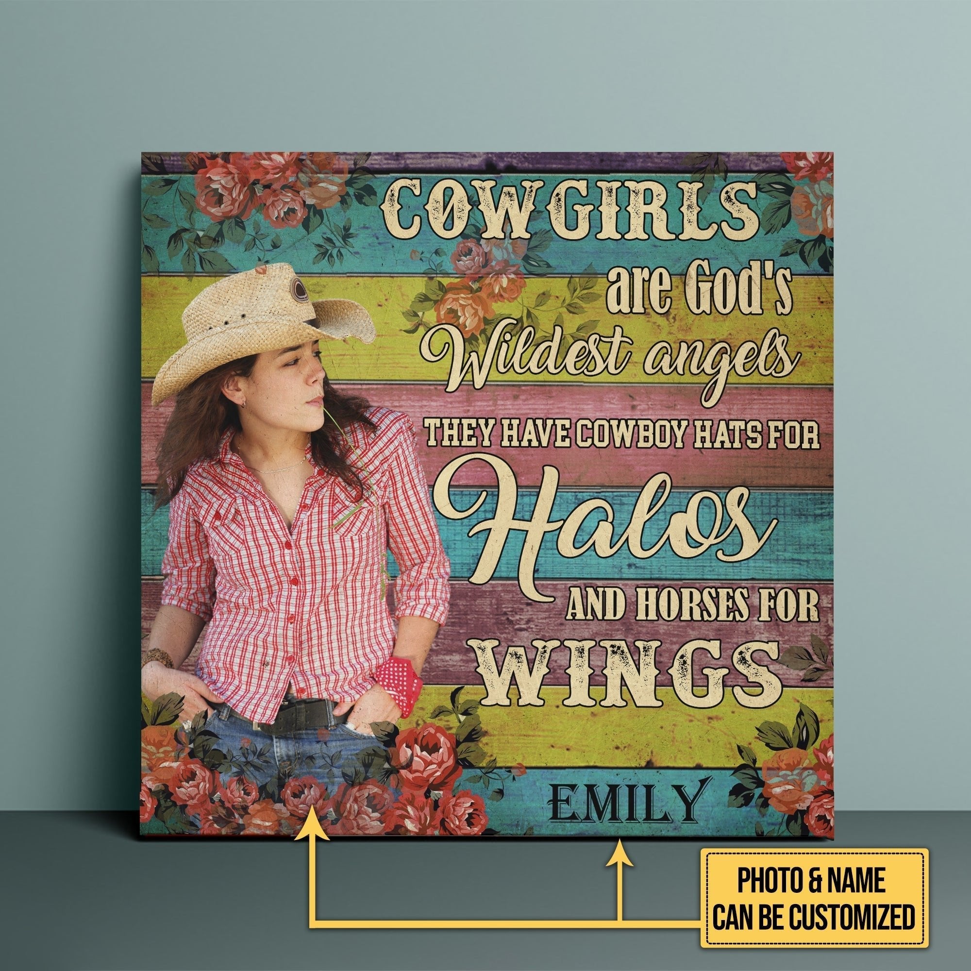Personalized Cowgirl Are God's Wildest Angels Canvaswdwq eqw easdasd Personalized Cowgirl Are God's Wildest Angels Canvasewq wqe wqeaadk.