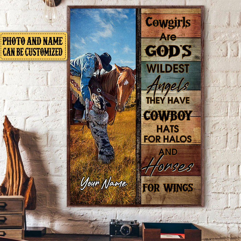 Personalized Cowgirls Are God's Wildest Angels Poster & Canvaswdwq eqw easdasd Personalized Cowgirls Are God's Wildest Angels Poster & Canvasewq wqe wqeaadk.