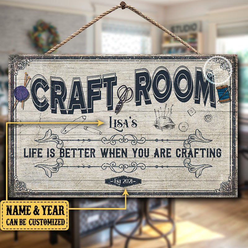 Personalized Craft Room Life Is Better When You Are Crafting Pallet Wood Rectangle Signwdwq eqw easdasd Personalized Craft Room Life Is Better When You Are Crafting Pallet Wood Rectangle Signewq wqe wqeaadk.