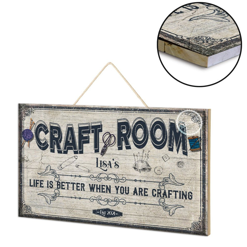 Personalized Craft Room Life Is Better When You Are Crafting Pallet Wood Rectangle Signwdwq eqw easdasd Personalized Craft Room Life Is Better When You Are Crafting Pallet Wood Rectangle Signewq wqe wqeaadk.