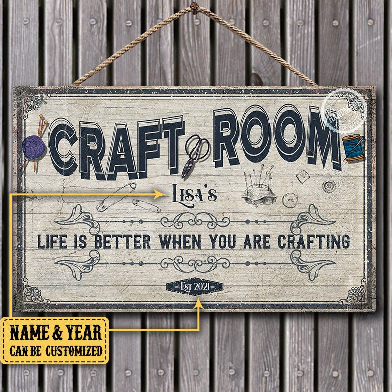 Personalized Craft Room Life Is Better When You Are Crafting Pallet Wood Rectangle Signwdwq eqw easdasd Personalized Craft Room Life Is Better When You Are Crafting Pallet Wood Rectangle Signewq wqe wqeaadk.