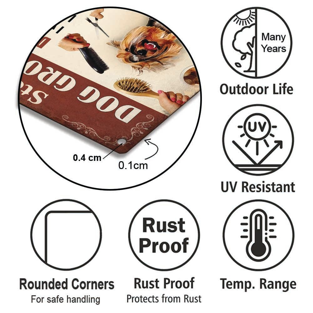 Personalized Dog Grooming Salon Dog Groomer Promise Metal Signwdwq eqw easdasd Personalized Dog Grooming Salon Dog Groomer Promise Metal Signewq wqe wqeaadk.
