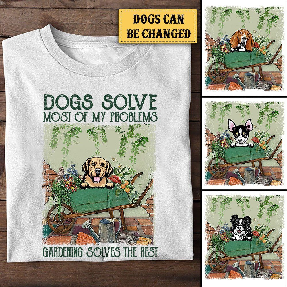 Personalized Dogs Solve Most Of My Problems Gardening Solves The Rest Shirtwdwq eqw easdasd Personalized Dogs Solve Most Of My Problems Gardening Solves The Rest Shirtewq wqe wqeaadk.