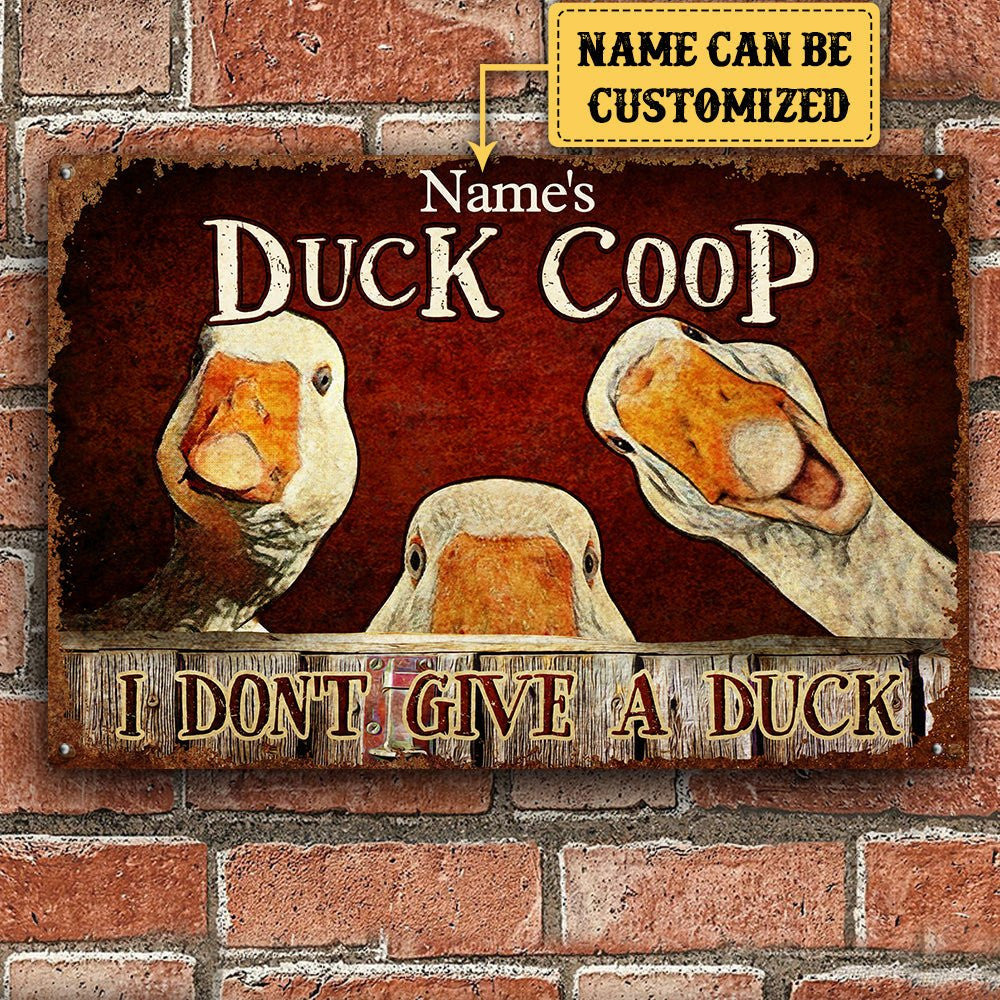 Personalized Duck Coop Metal Signwdwq eqw easdasd Personalized Duck Coop Metal Signewq wqe wqeaadk.