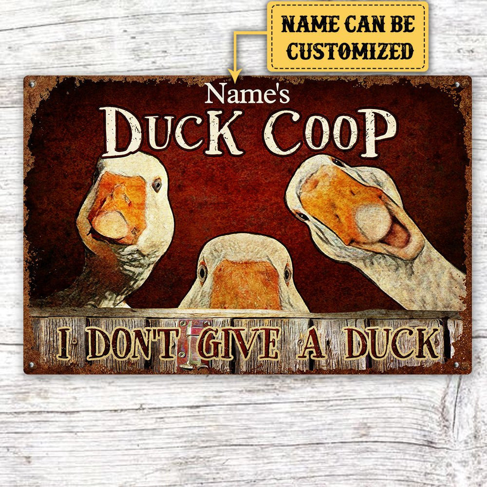 Personalized Duck Coop Metal Signwdwq eqw easdasd Personalized Duck Coop Metal Signewq wqe wqeaadk.