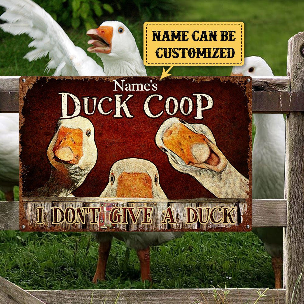 Personalized Duck Coop Metal Signwdwq eqw easdasd Personalized Duck Coop Metal Signewq wqe wqeaadk.