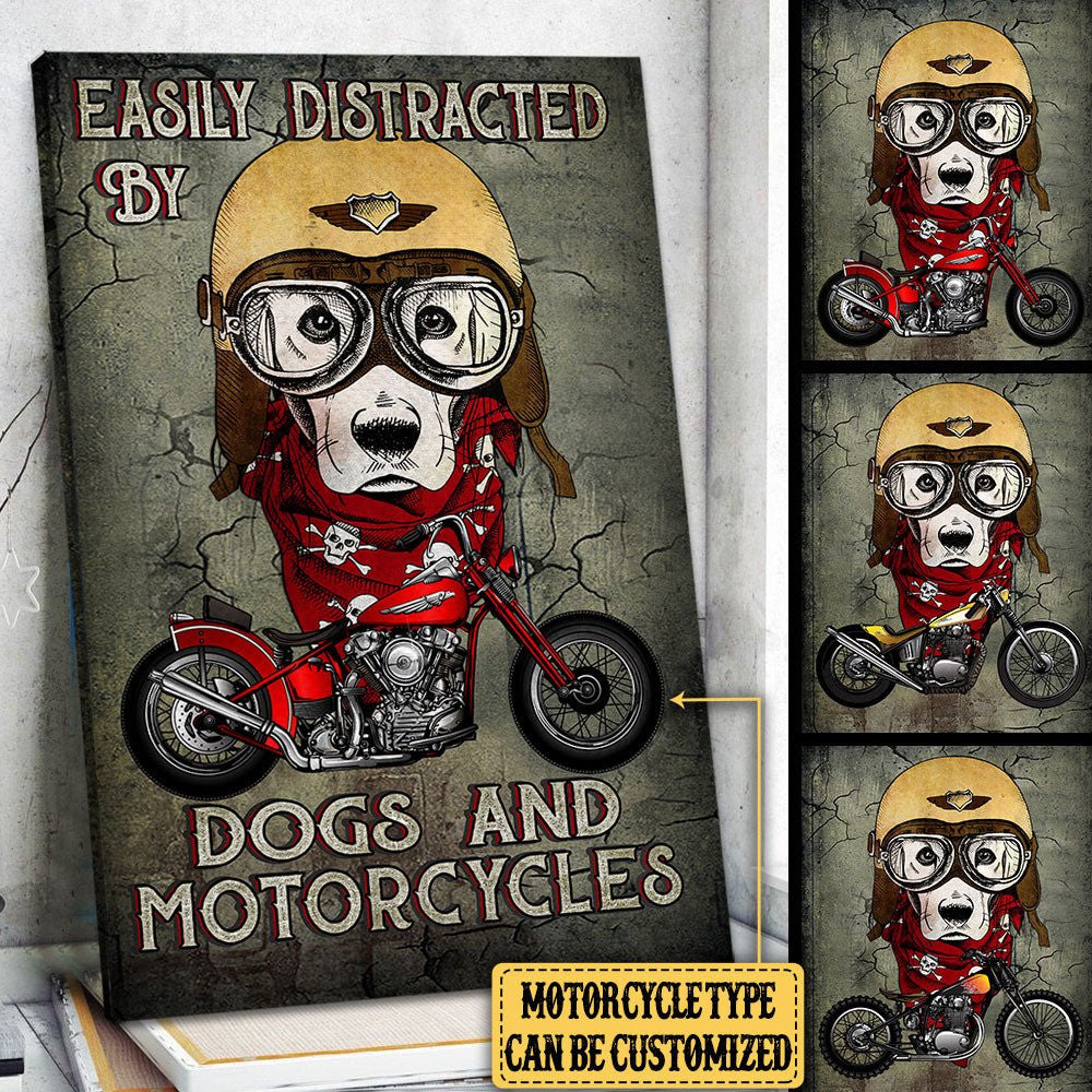 Personalized Easily Distracted By Dogs And Motorcycles Poster & Canvaswdwq eqw easdasd Personalized Easily Distracted By Dogs And Motorcycles Poster & Canvasewq wqe wqeaadk.