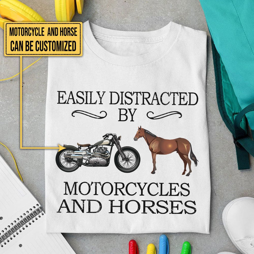 Personalized Easily Distracted By Motorcycles And Horses Shirtwdwq eqw easdasd Personalized Easily Distracted By Motorcycles And Horses Shirtewq wqe wqeaadk.