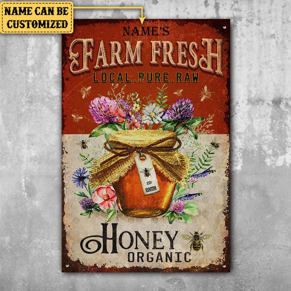 Personalized Farm Fresh Local Pure Raw Honey Organic Metal Signwdwq eqw easdasd Personalized Farm Fresh Local Pure Raw Honey Organic Metal Signewq wqe wqeaadk.