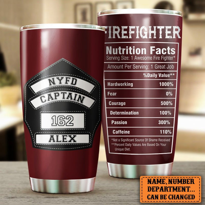 Personalized Firefighter Nutritional Facts Tumblerwdwq eqw easdasd Personalized Firefighter Nutritional Facts Tumblerewq wqe wqeaadk.
