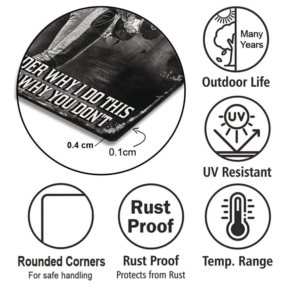 Personalized Fitness Club Metal Sign.