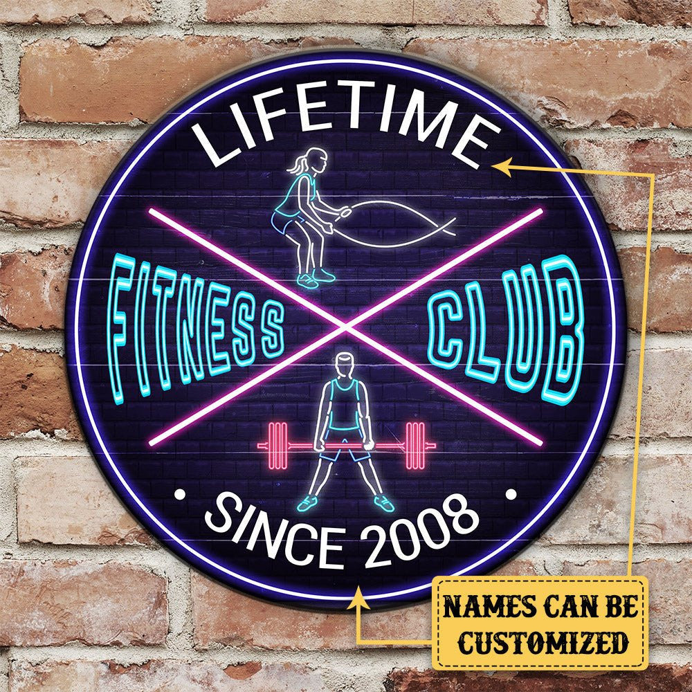 Personalized Fitness Club Pallet Wood Circle Signwdwq eqw easdasd Personalized Fitness Club Pallet Wood Circle Signewq wqe wqeaadk.