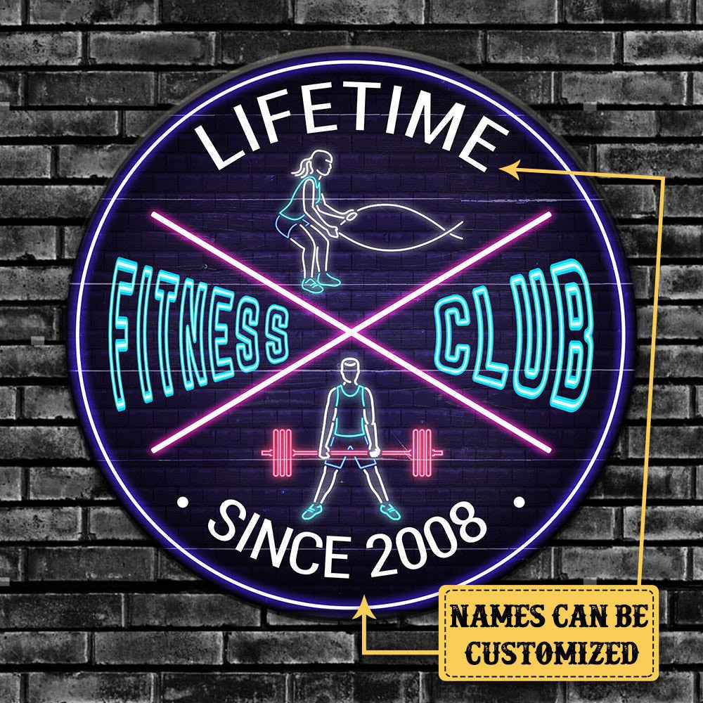Personalized Fitness Club Pallet Wood Circle Signwdwq eqw easdasd Personalized Fitness Club Pallet Wood Circle Signewq wqe wqeaadk.