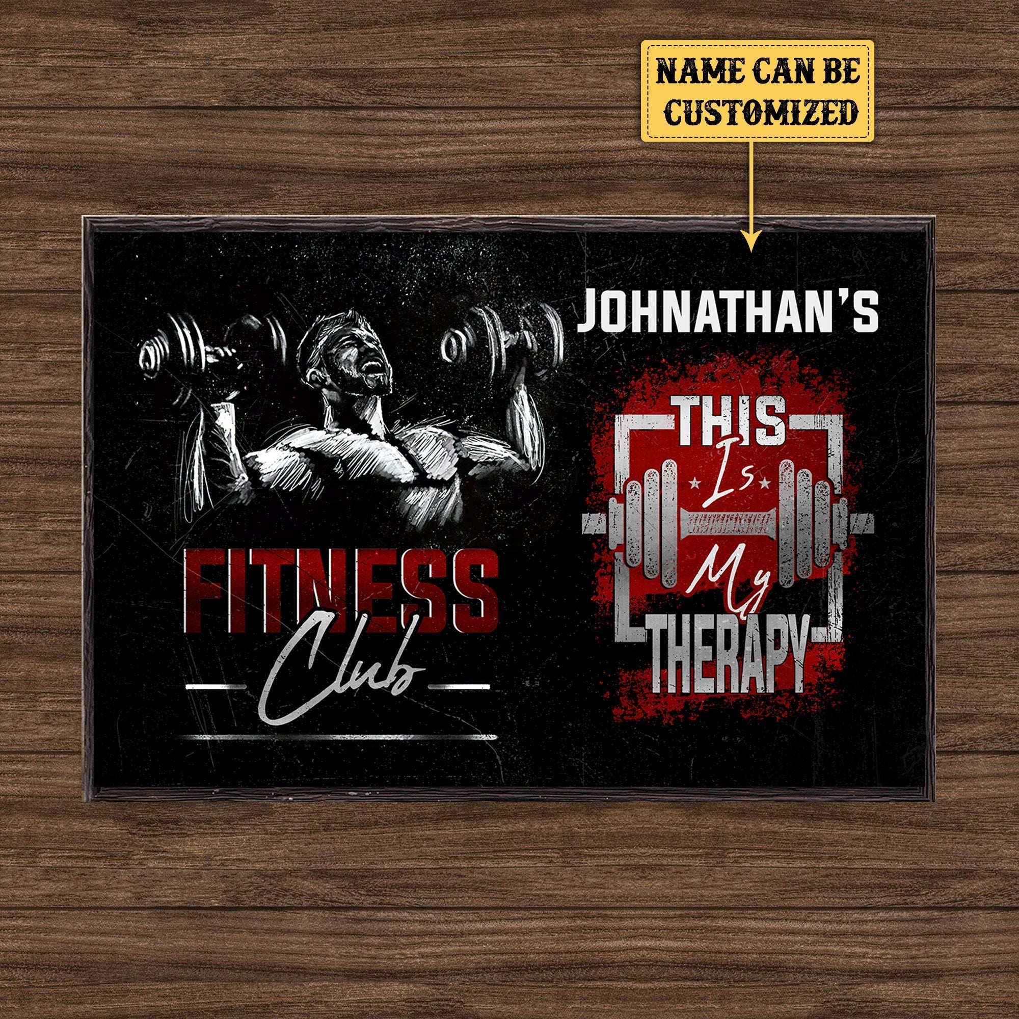 Personalized Fitness Club This Is My Therapy Posterwdwq eqw easdasd Personalized Fitness Club This Is My Therapy Posterewq wqe wqeaadk.