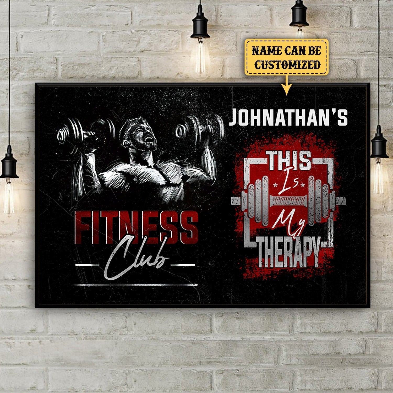 Personalized Fitness Club This Is My Therapy Posterwdwq eqw easdasd Personalized Fitness Club This Is My Therapy Posterewq wqe wqeaadk.