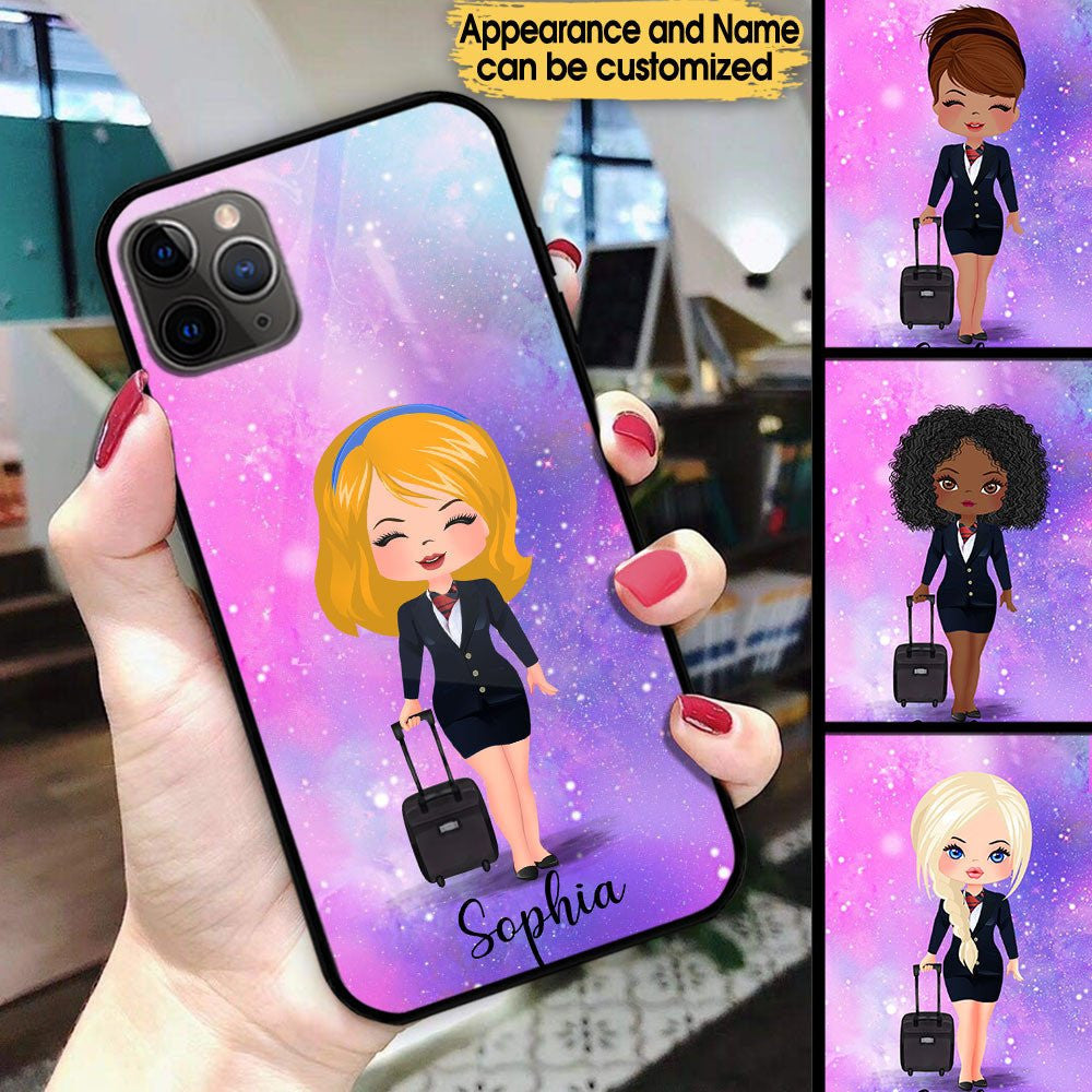 Personalized Flight Attendant Glass Phone Casewdwq eqw easdasd Personalized Flight Attendant Glass Phone Caseewq wqe wqeaadk.