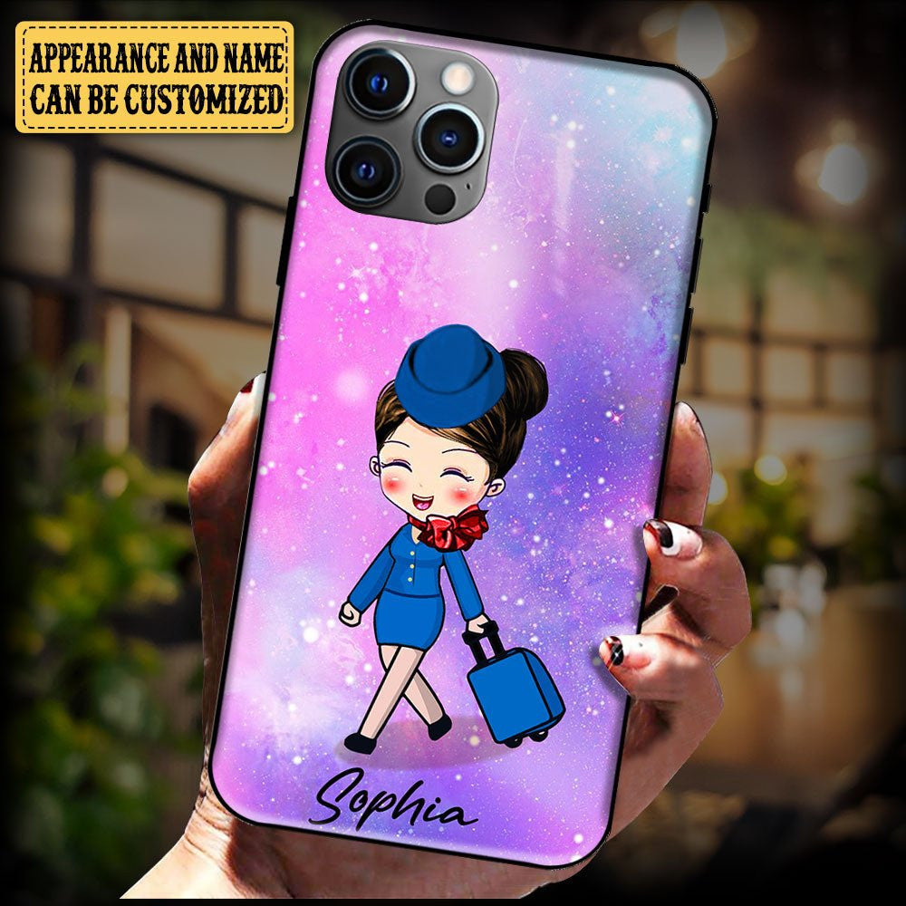 Personalized Flight Attendant Glass Phone Casewdwq eqw easdasd Personalized Flight Attendant Glass Phone Caseewq wqe wqeaadk.